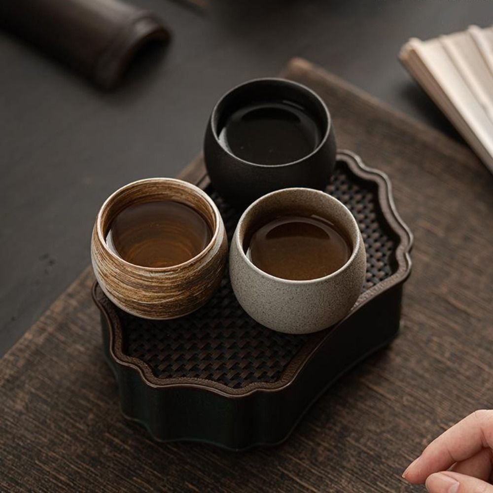 Coffee Tea For Me - 家庭用日本製炻器茶碗 古風 80ml マスターカップ レトロ 手作りコーヒーマグ