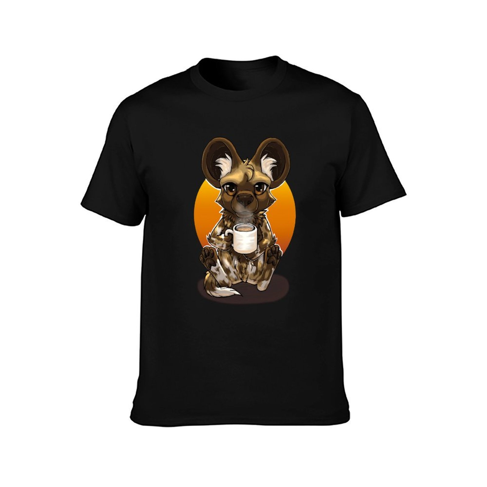 アフリカンワイルドドッグ ティーまたはコーヒー Tシャツ メ - Coffee Or Tea Please のレビューと価格