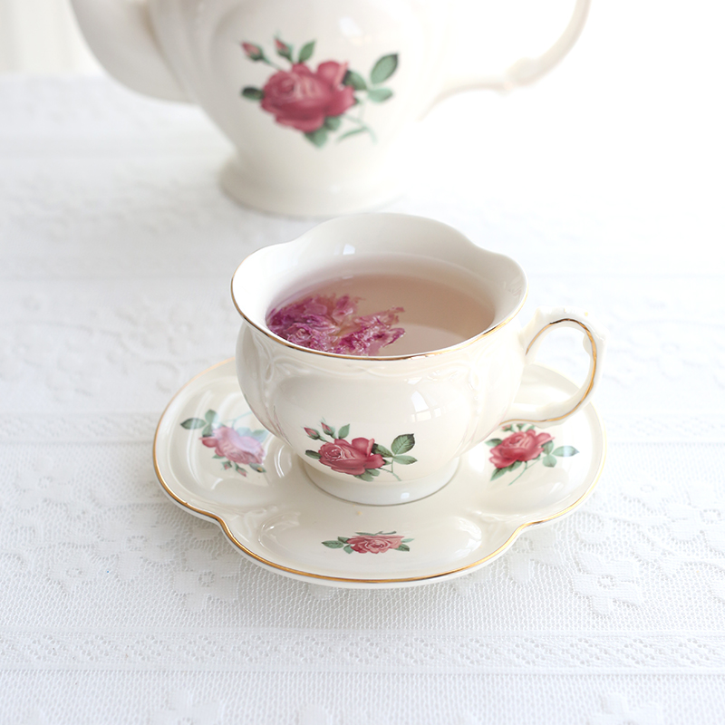 エレガントな紅茶カップ,フレンチゴールドエッジのセラミック, - Coffee Tea English のレビューと価格