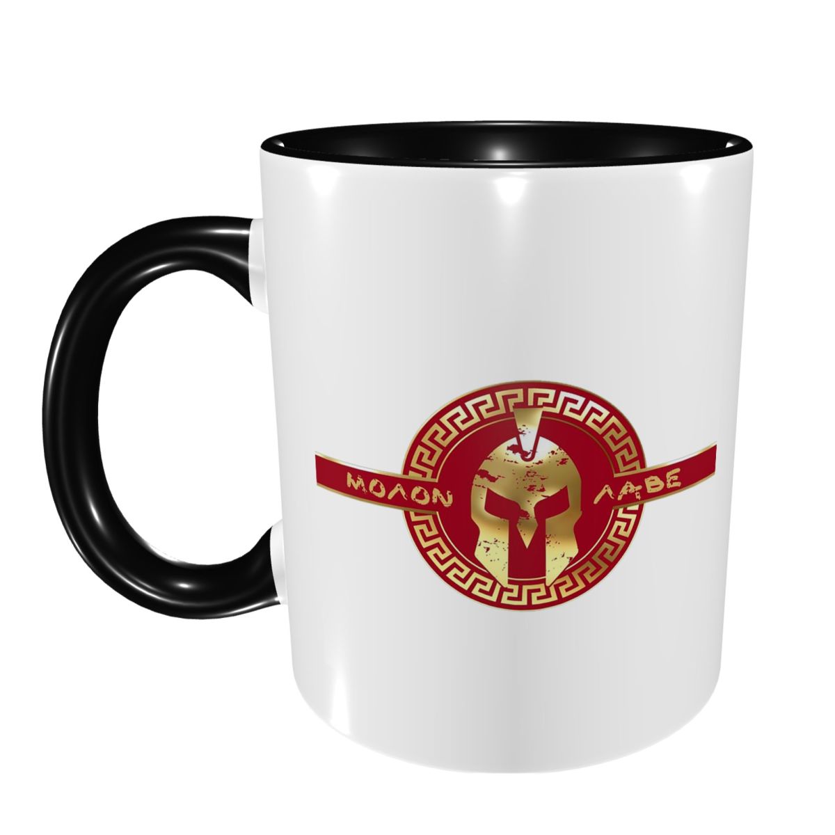スパルタンスパルタ戦士ヘルメットロゴマグ面白いセラミックコー - Coffee Tea Logo のレビューと価格