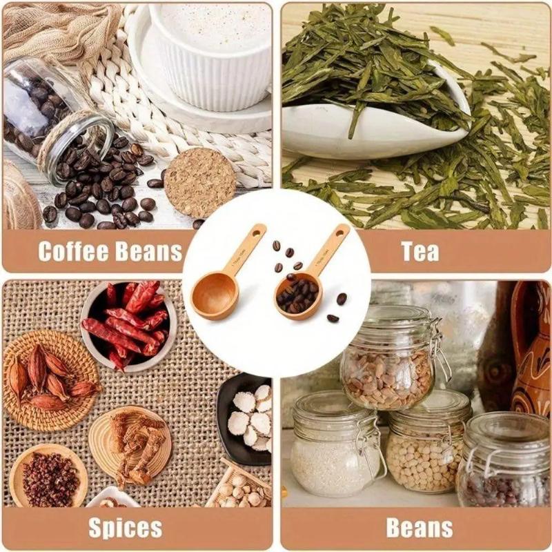 新製品1個 7.5～45ML ポータブル ブナ材/ウォールナ - Coffee Tea Sugar のレビューと価格
