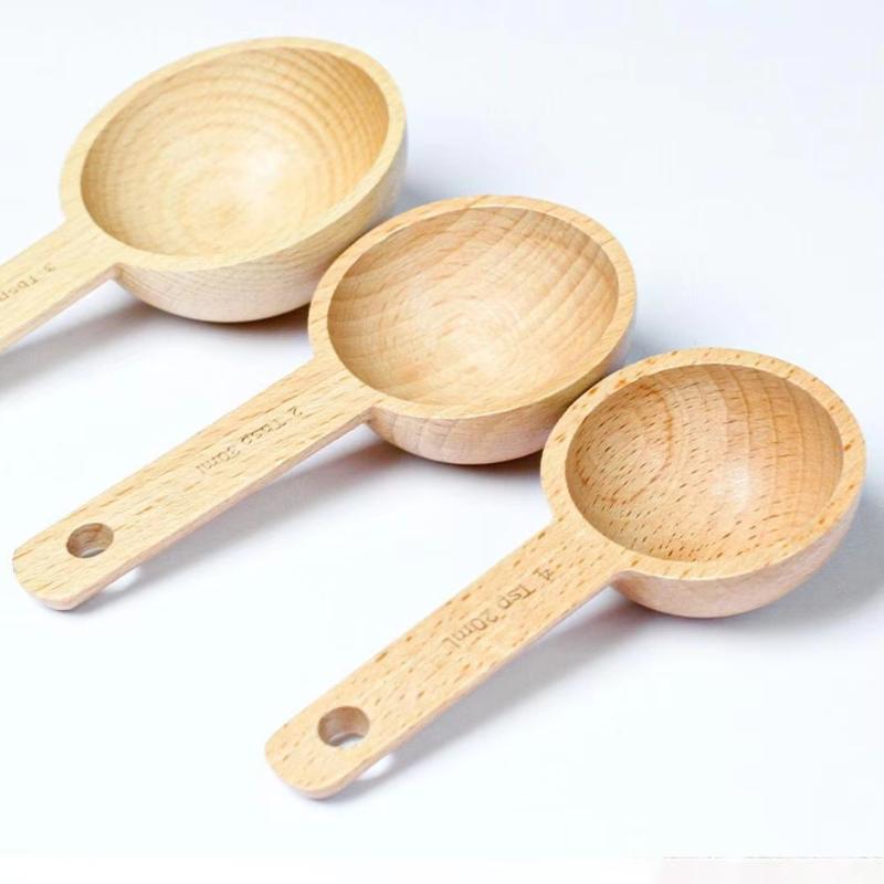 新製品1個 7.5～45ML ポータブル ブナ材/ウォールナ - Coffee Tea Sugar のレビューと価格