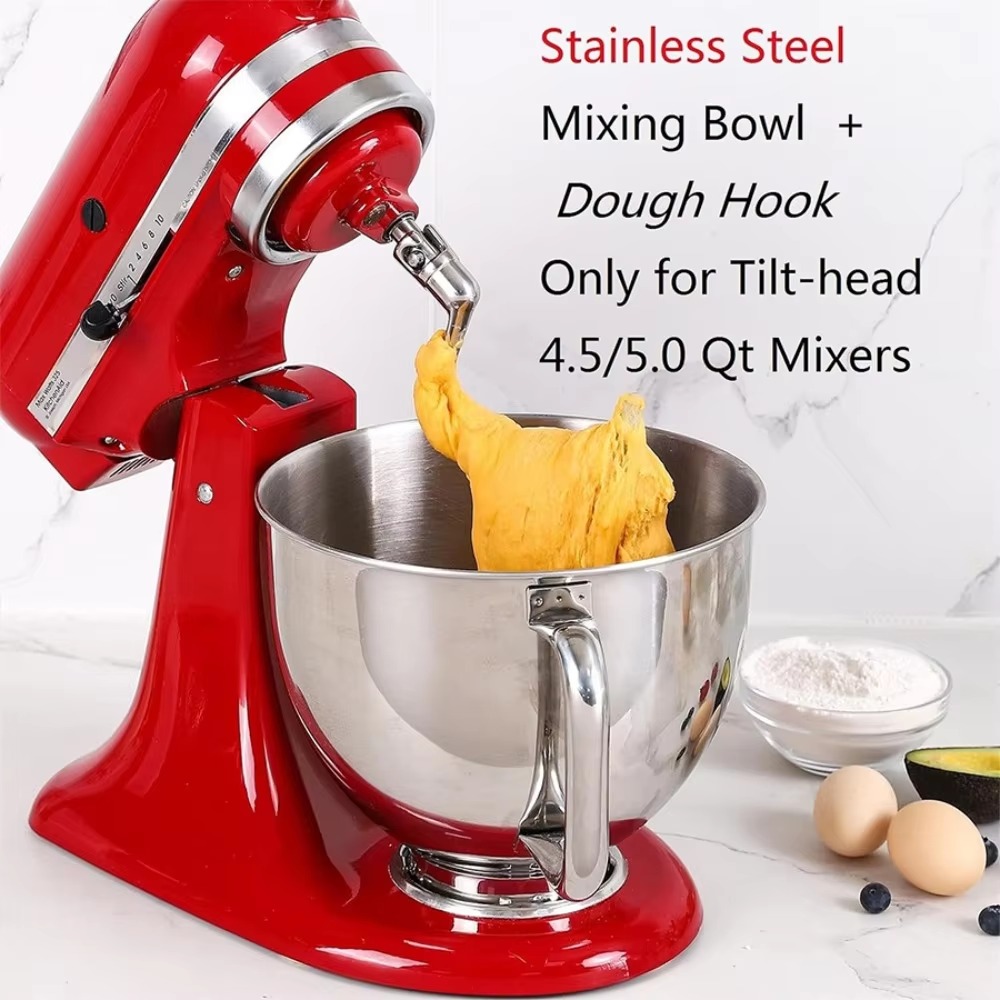 4.5-5クォート ミキサーボウル ステンレス製 キッチンエ - Kitchenaid Mixer Artisan 5Qt のレビューと価格