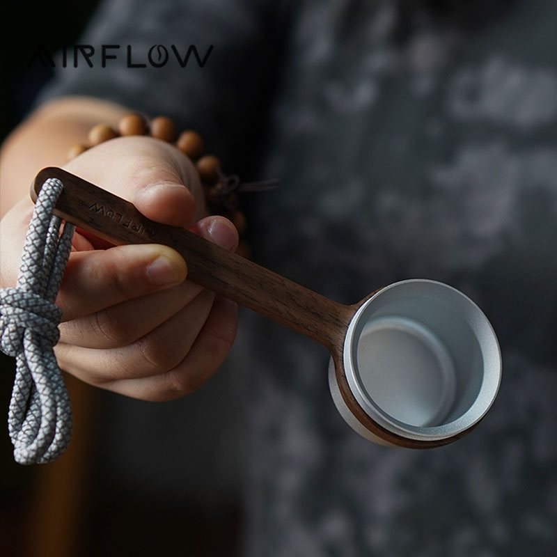 AIRFLOW 木製の長いコーヒースプーン キッチン計量スプ - Coffee Tea Sugar のレビューと価格