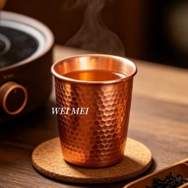 手作りの銅製朝食コーヒーカップ、ウォーターミュール350ml - Coffee Tea For Me のレビューと価格