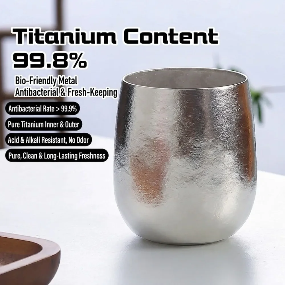 純チタン二重壁コーヒーマグカップ、家庭用、オフィス用、お茶、 - Coffee Tea For Me のレビューと価格