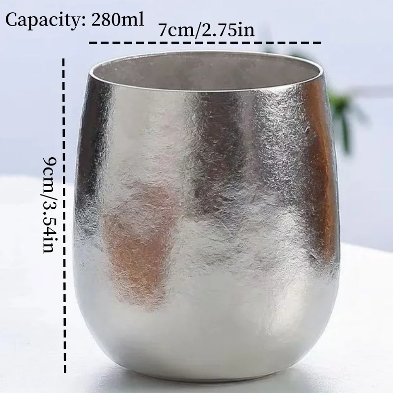 純チタン二重壁コーヒーマグカップ、家庭用、オフィス用、お茶、 - Coffee Tea For Me のレビューと価格