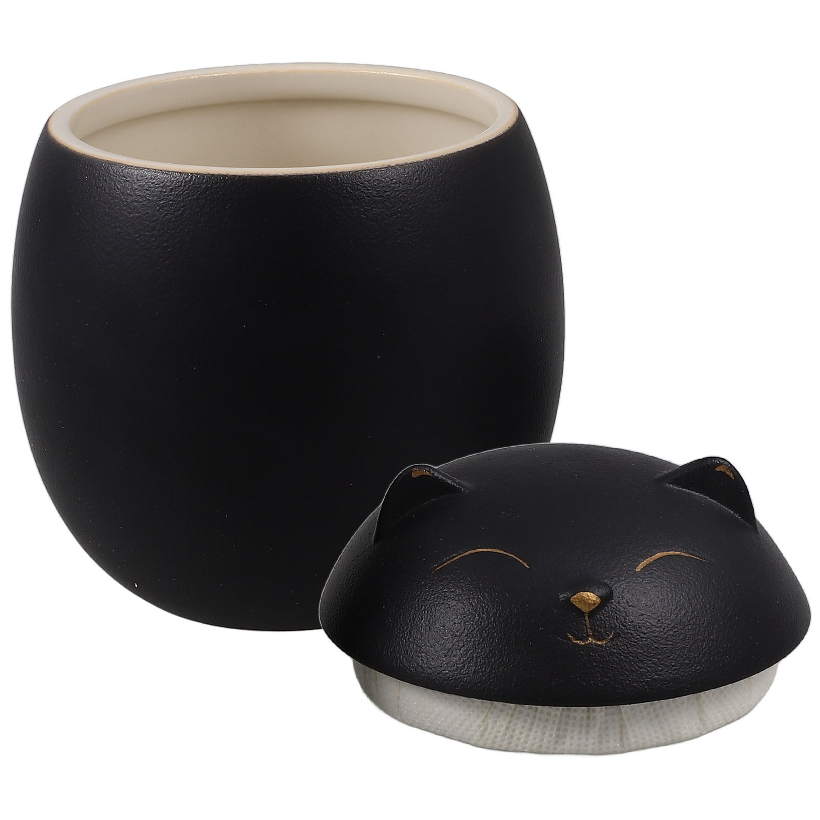 蓋付きセラミック製猫型密閉茶葉保存容器、ルーズリーフティー、 - Coffee Tea And Leaf のレビューと価格