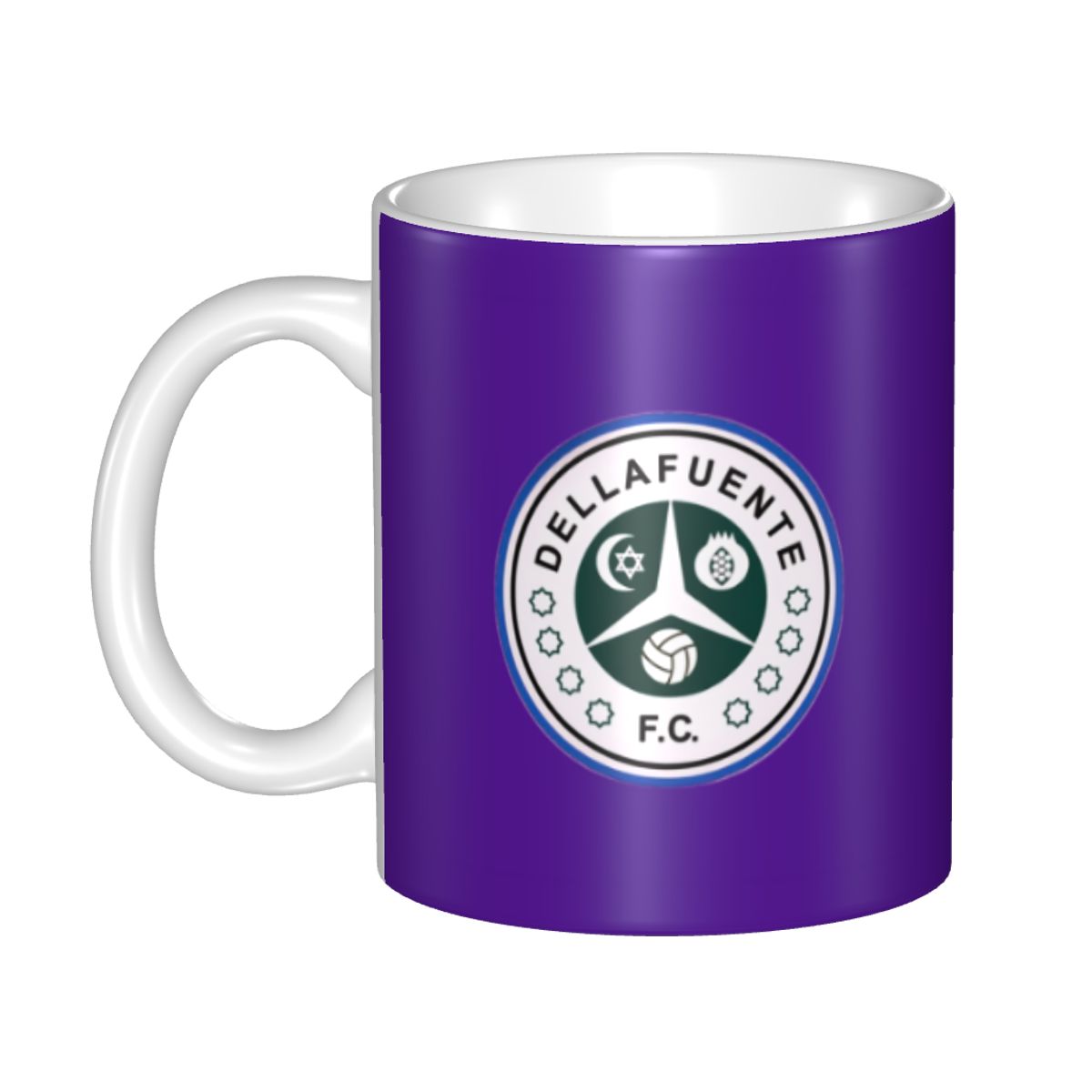カスタマイズされたデラフェンテ FC ロゴ ゴティコ マグカ - Coffee Tea Logo のレビューと価格