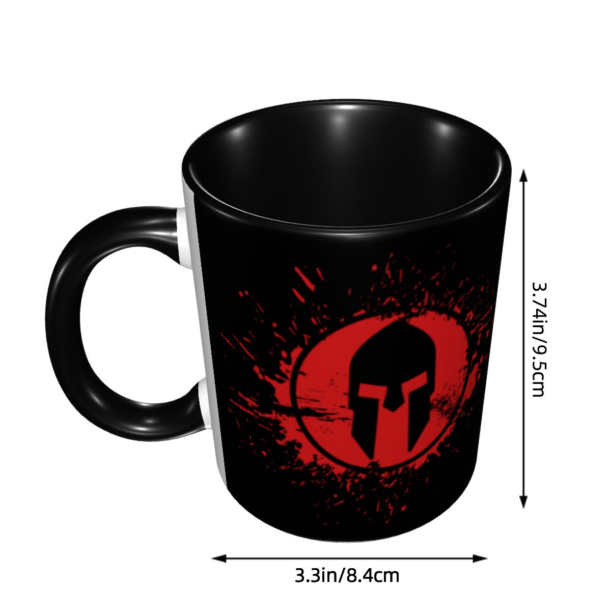 大型スパルタンレースロゴコーヒーマグ DIY カスタムセラミ - Coffee Tea Logo のレビューと価格