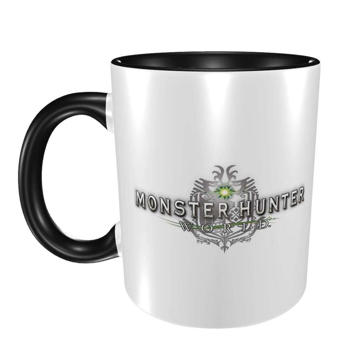 モンスターハンターワールドロゴマグ面白いセラミックコーヒーカ - Coffee Tea Logo のレビューと価格