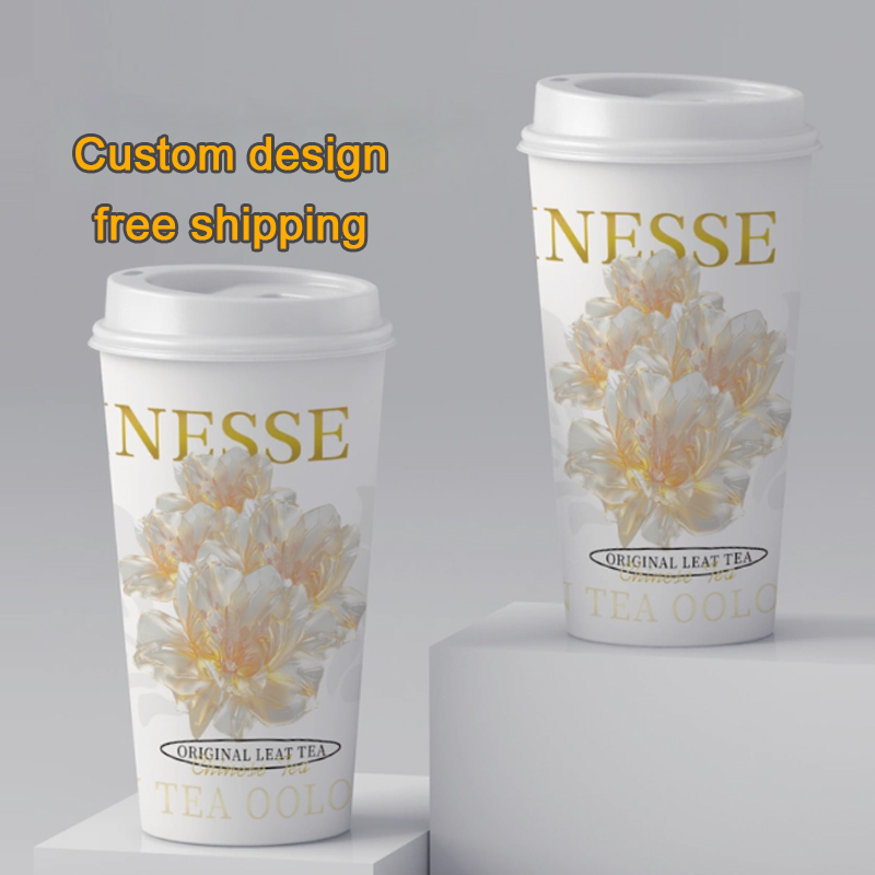 使い捨ての紙コップ,ファーストフード,牛乳,コーヒー,ホット - Coffee Tea Logo のレビューと価格