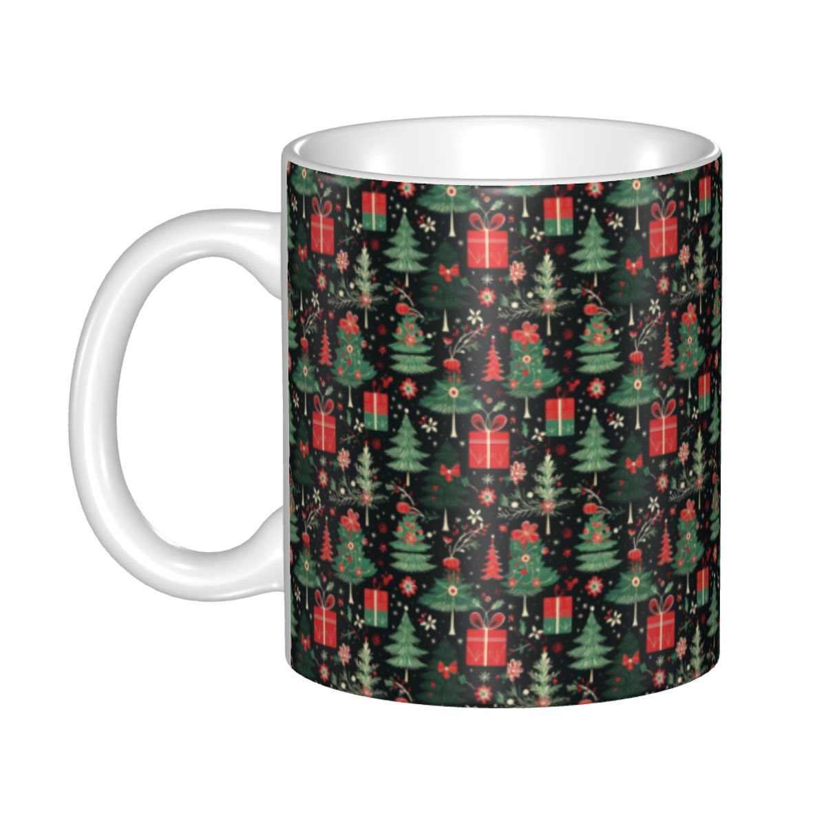 パーソナライズされたメリークリスマスのお祝いマグカップ DI - Coffee Tea Festival のレビューと価格