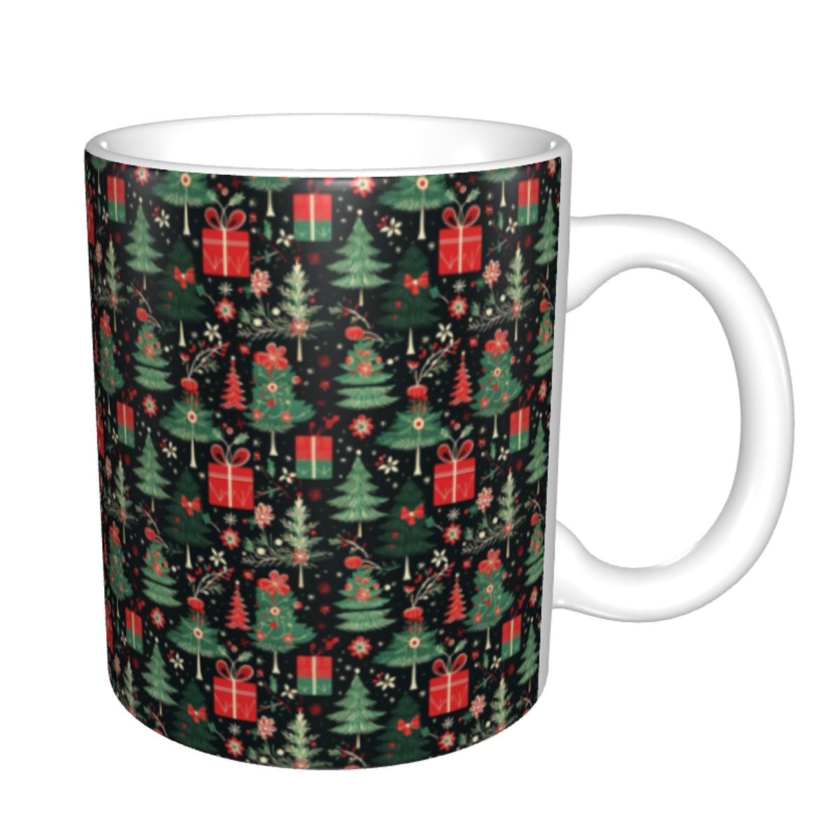 パーソナライズされたメリークリスマスのお祝いマグカップ DI - Coffee Tea Festival のレビューと価格
