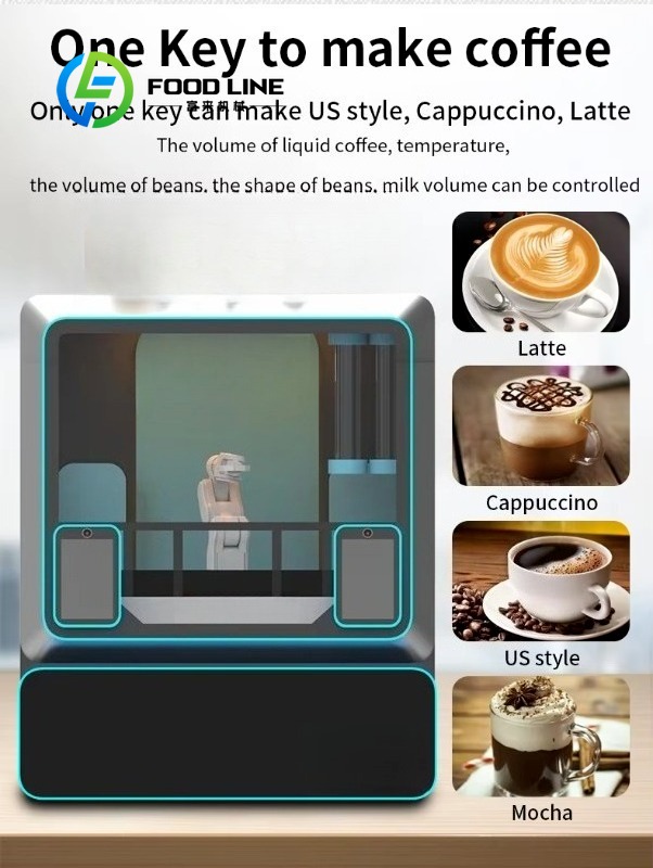 スマートで全自動のコーヒー自動販売機、ビジネス向けロボット自 - Coffee Tea Vending Machine Price のレビューと価格
