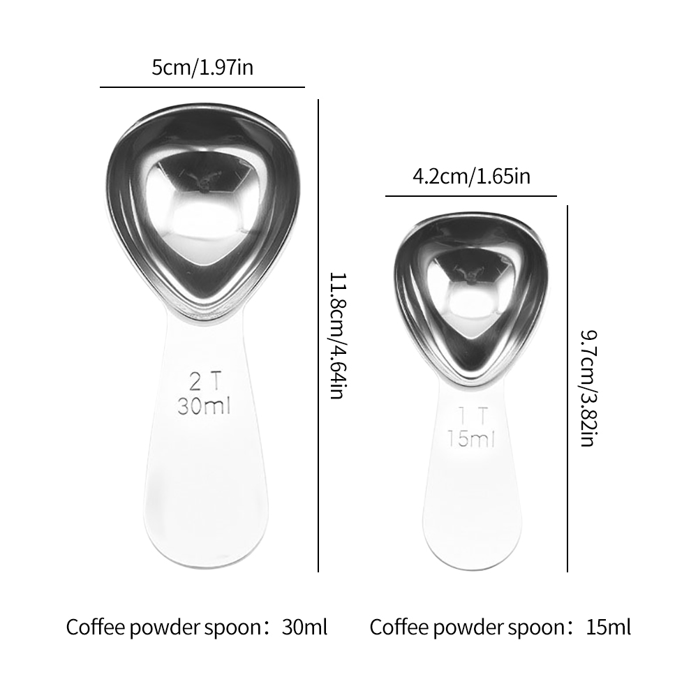 15 ミリリットル/30 ミリリットルステンレス鋼コーヒース - Coffee Tea Sugar のレビューと価格